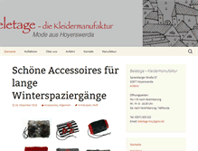 Tablet Screenshot of beletage-fashion.de